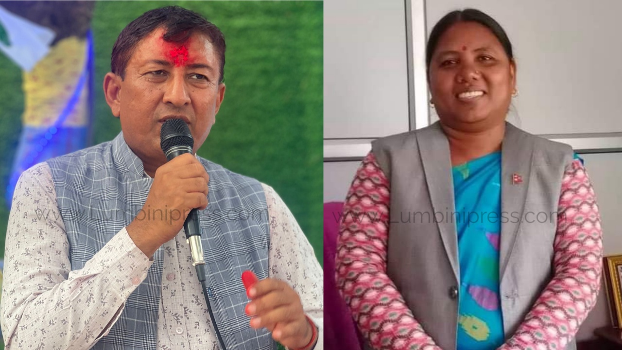 तिलोत्तमाको मेयरमा काङ्ग्रेसका खाण बिजयी,उपमेयरमा एमालेकि चौधरी बिजयी