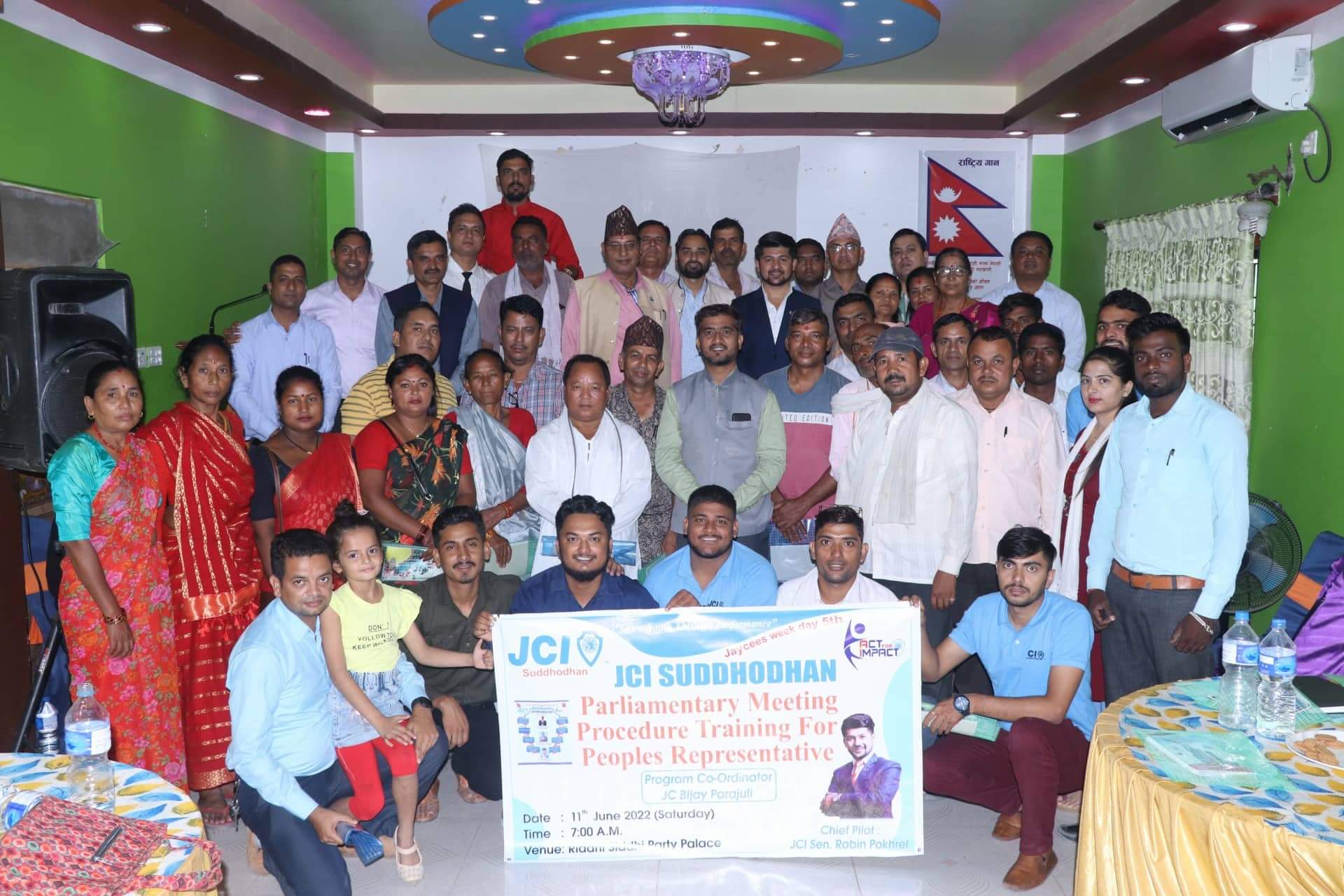 शुद्धोजन जेसिजद्वारा शुद्धोधनमा संसदीय बैठक प्रणाली तालीम सम्पन्न