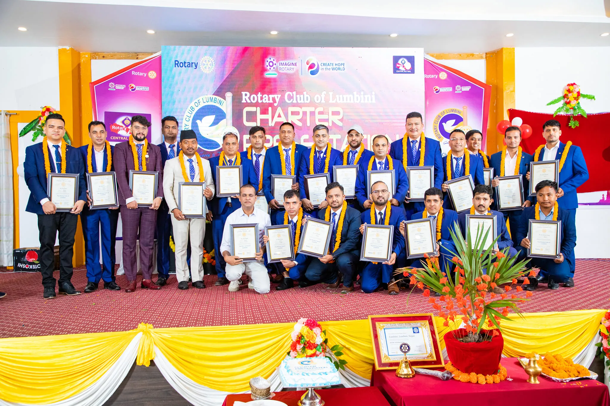 रोटरी क्लव अफ लुम्बिनी रुपन्देहीमा नयाँ नेतृत्व चयन, अध्यक्षमा सुवेदी