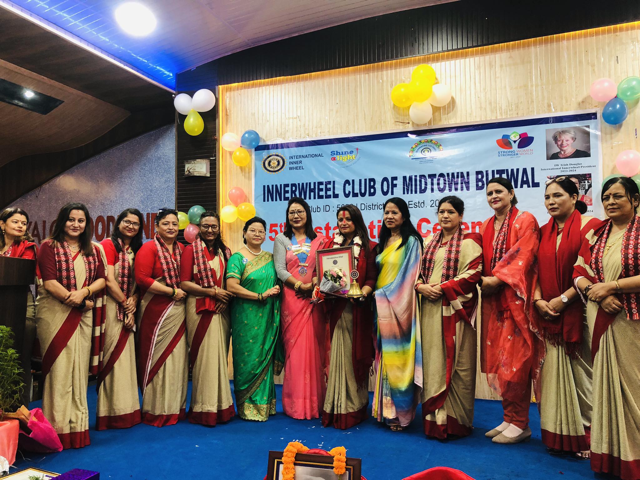 ईनरव्हिल मिडटाउन बुटवलको अध्यक्षमा देवी न्यौपाने 