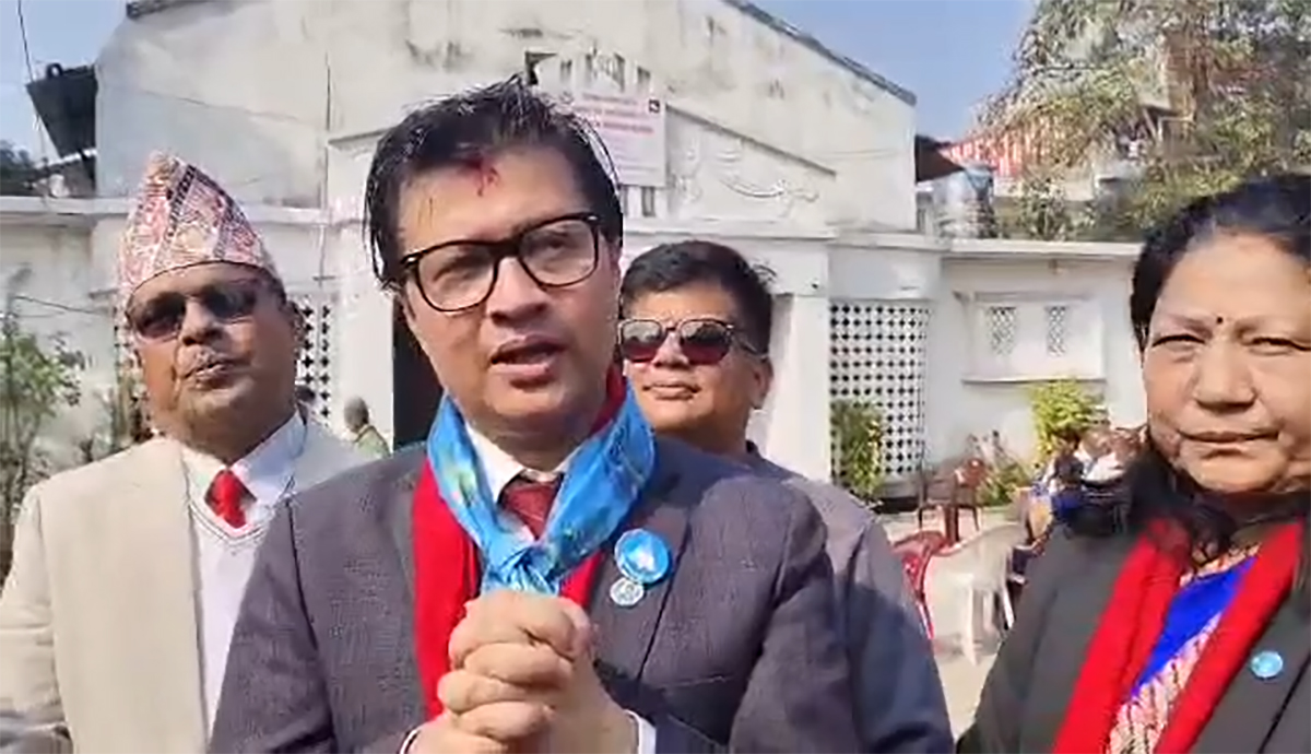 रुपन्देही–३ मा रास्वपाका लेखजंग थापाको उमेदवारी दर्ता