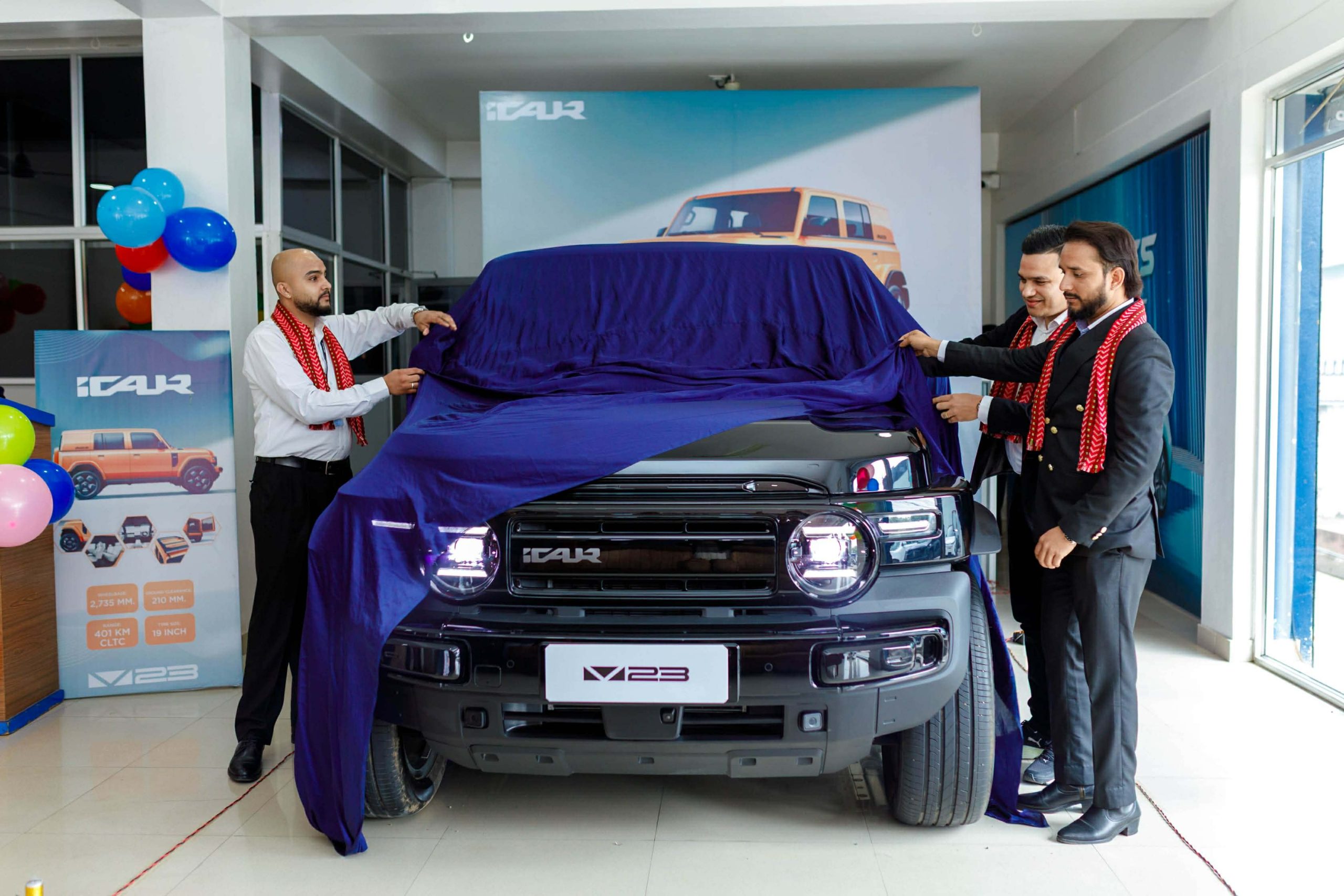 इलेक्ट्रिक एसयूभी ‘आइकार V23’ बुटवलमा लन्च