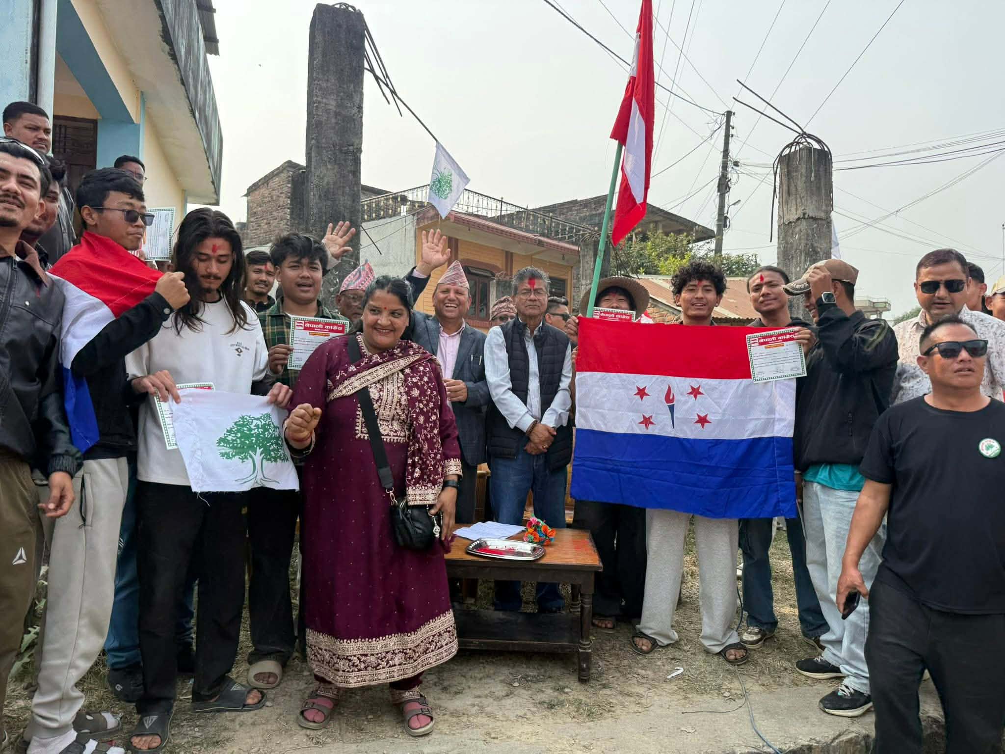 रुपन्देही–५ : भरत कुमार शाहद्वारा सैनामैनामा जेन्जी युवाहरू कांग्रेसमा भित्रीए