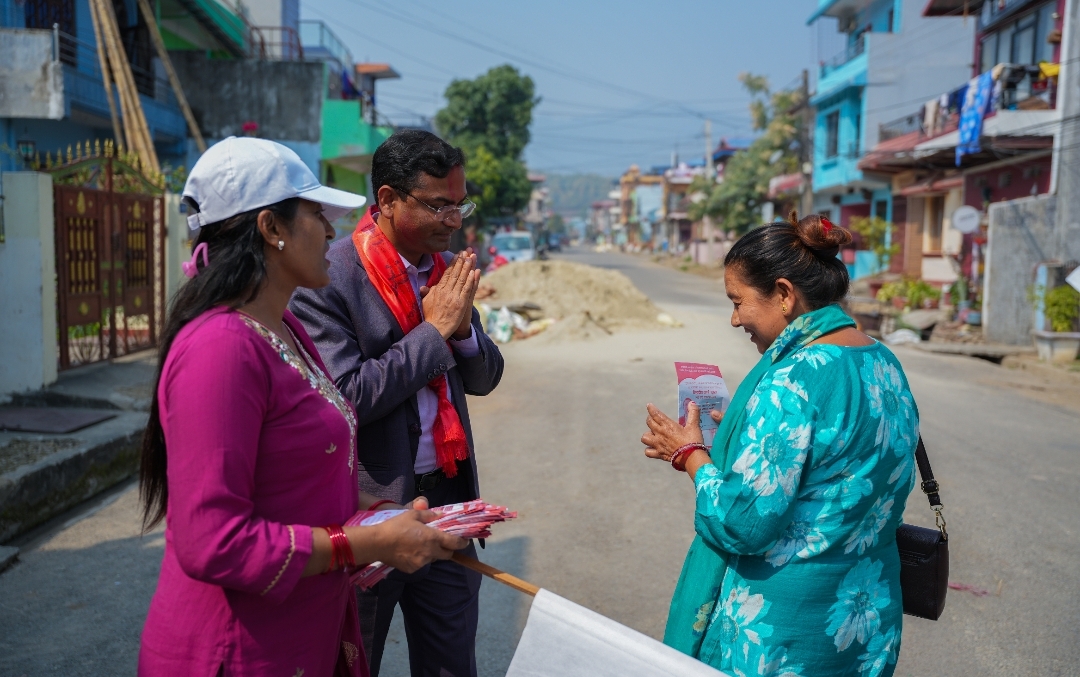घरदैलो अभियान तीव्र पार्दै विश्वदीपको दाबी– जनमत आफ्नो पक्षमा